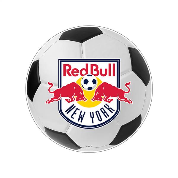 New York Red Bulls: Soccer Ball - Edge Glow Lighted Wall Sign