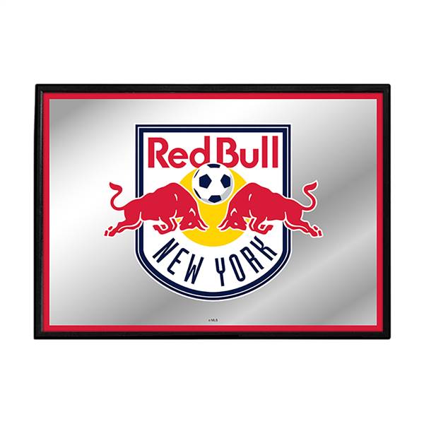 New York Red Bulls: Framed Mirrored Wall Sign