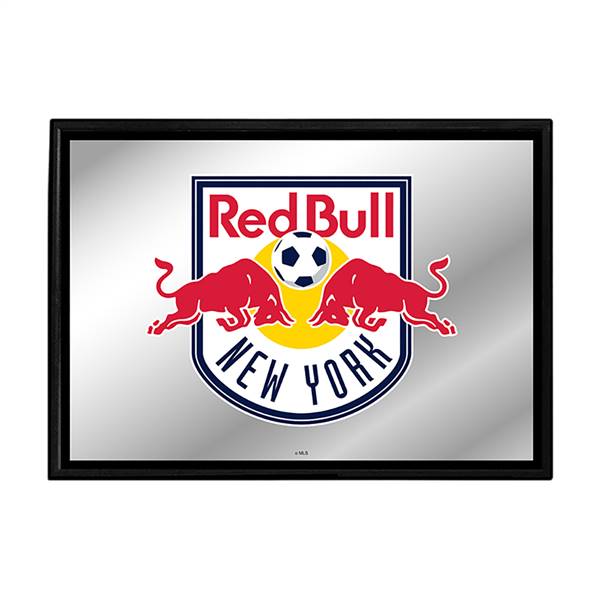 New York Red Bulls: Framed Mirrored Wall Sign