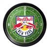New York Red Bulls: Pitch - Ribbed Frame Wall Clock