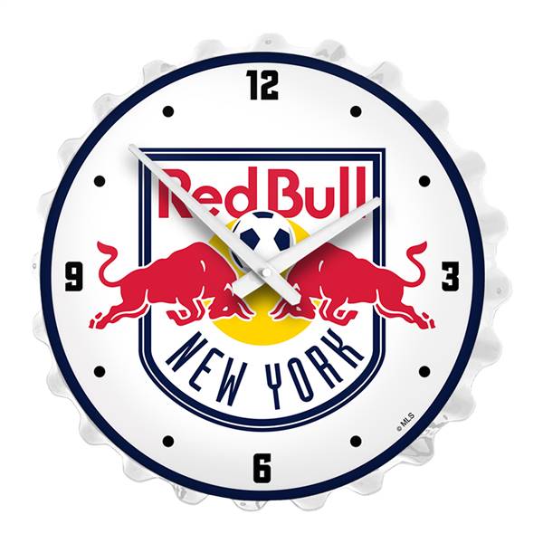New York Red Bulls: Bottle Cap Lighted Wall Clock