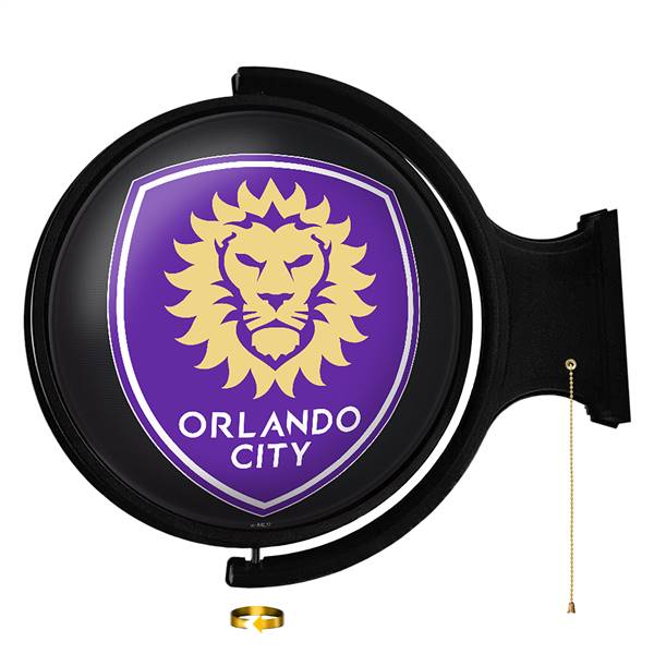 Orlando City: Original Round Rotating Lighted Wall Sign  