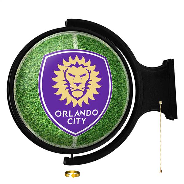 Orlando City: Pitch - Original Round Rotating Lighted Wall Sign  