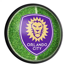 Orlando City: Pitch - Round Slimline Lighted Wall Sign