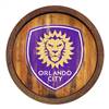 Orlando City: Weathered "Faux" Barrel Top Sign  