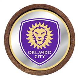 Orlando City: Barrel Top Framed Mirror Mirrored Wall Sign