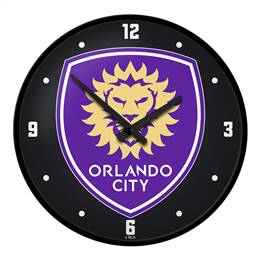 Orlando City: Modern Disc Wall Clock