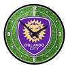 Orlando City: Pitch - Modern Disc Wall Clock