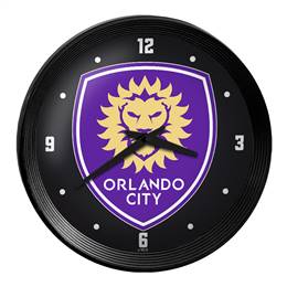 Orlando City: Ribbed Frame Wall Clock