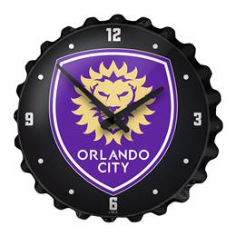 Orlando City: Bottle Cap Wall Clock