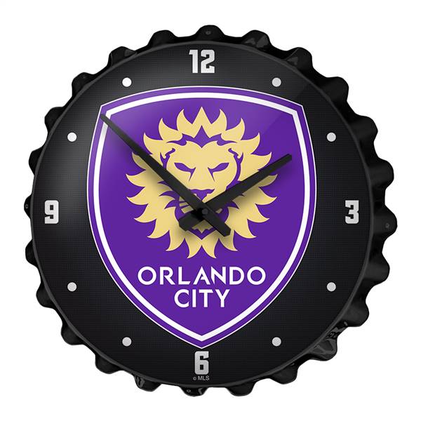 Orlando City: Bottle Cap Wall Clock
