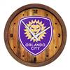 Orlando City: "Faux" Barrel Top Clock  