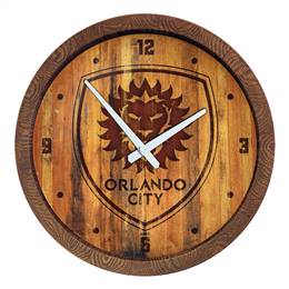 Orlando City: Branded "Faux" Barrel Top Clock  