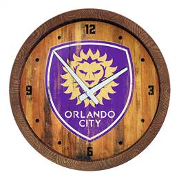 Orlando City: Weathered "Faux" Barrel Top Clock  