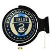 Philadelphia Union: Original Round Rotating Lighted Wall Sign  