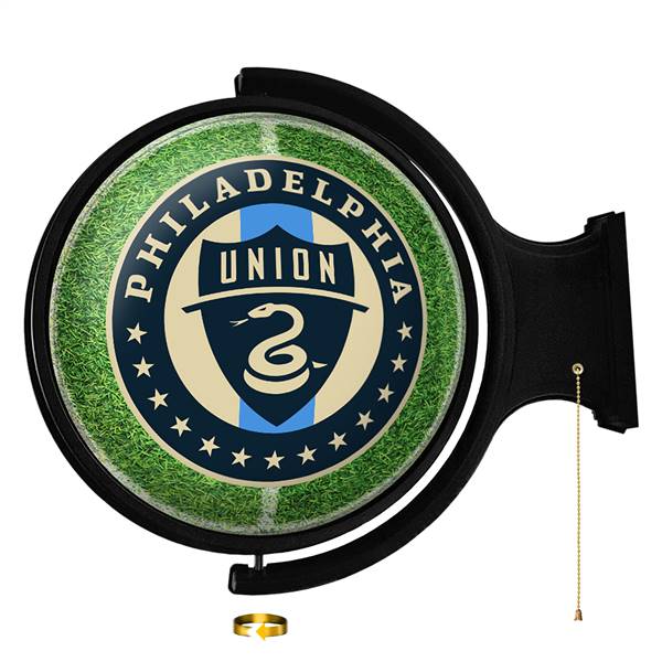 Philadelphia Union: Pitch - Original Round Rotating Lighted Wall Sign  
