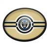 Philadelphia Union: Oval Slimline Lighted Wall Sign