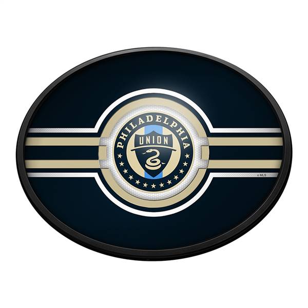 Philadelphia Union: Oval Slimline Lighted Wall Sign