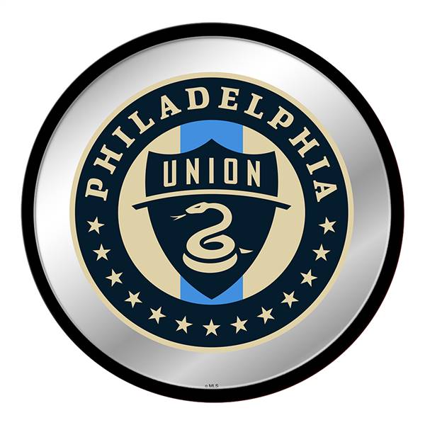 Philadelphia Union: Modern Disc Mirrored Wall Sign