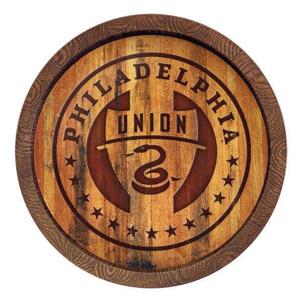 Philadelphia Union: Branded "Faux" Barrel Top Sign  