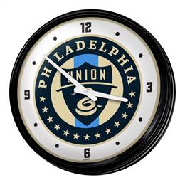 Philadelphia Union: Retro Lighted Wall Clock