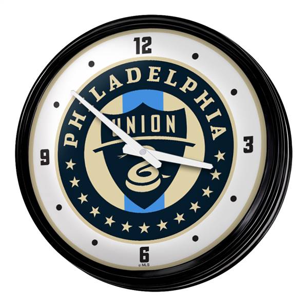 Philadelphia Union: Retro Lighted Wall Clock