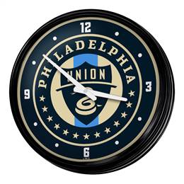 Philadelphia Union: Retro Lighted Wall Clock