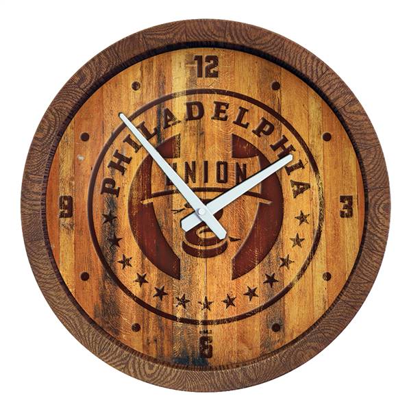 Philadelphia Union: Branded "Faux" Barrel Top Clock  