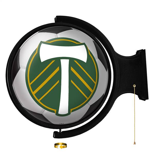 Portland Timbers: Soccer Ball - Original Round Rotating Lighted Wall Sign  