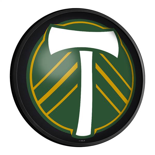Portland Timbers: Round Slimline Lighted Wall Sign
