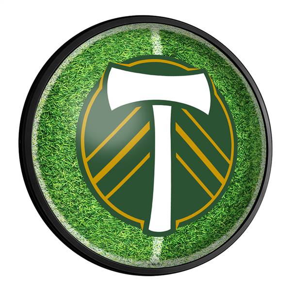 Portland Timbers: Pitch - Round Slimline Lighted Wall Sign