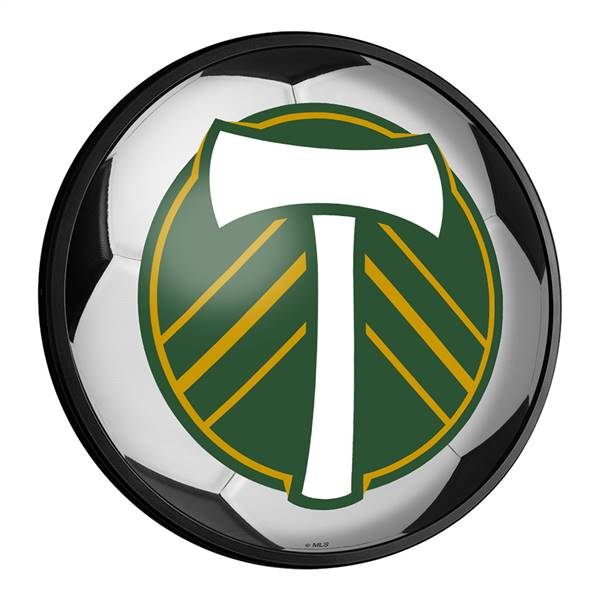 Portland Timbers: Soccer - Round Slimline Lighted Wall Sign