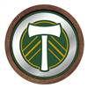 Portland Timbers: Barrel Top Framed Mirror Mirrored Wall Sign