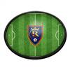 Real Salt Lake: Pitch - Oval Slimline Lighted Wall Sign