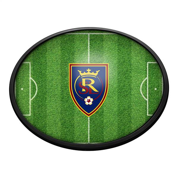 Real Salt Lake: Pitch - Oval Slimline Lighted Wall Sign