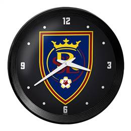 Real Salt Lake: Ribbed Frame Wall Clock