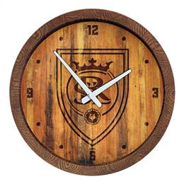 Real Salt Lake: Branded "Faux" Barrel Top Clock  