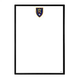 Real Salt Lake: Framed Dry Erase Wall Sign