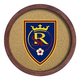 Real Salt Lake: "Faux" Barrel Framed Cork Board  