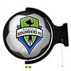Seattle Sounders: Soccer Ball - Original Round Rotating Lighted Wall Sign  