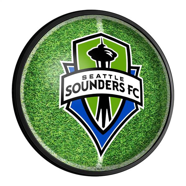 Seattle Sounders: Pitch - Round Slimline Lighted Wall Sign