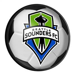 Seattle Sounders: Soccer - Round Slimline Lighted Wall Sign