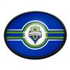 Seattle Sounders: Oval Slimline Lighted Wall Sign