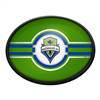 Seattle Sounders: Oval Slimline Lighted Wall Sign