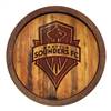 Seattle Sounders: Branded "Faux" Barrel Top Sign  