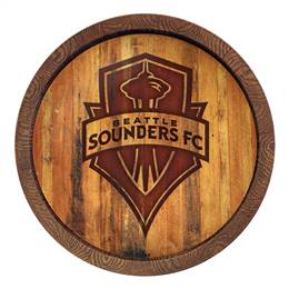 Seattle Sounders: Branded "Faux" Barrel Top Sign  