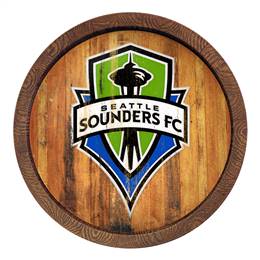 Seattle Sounders: Weathered "Faux" Barrel Top Sign  