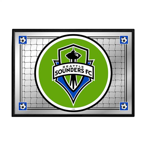Seattle Sounders: Team Spirit - Framed Mirrored Wall Sign
