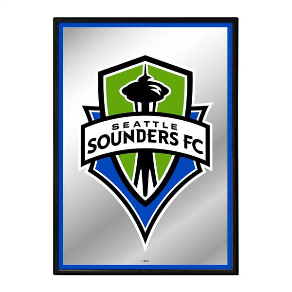 Seattle Sounders: Framed Mirrored Wall Sign