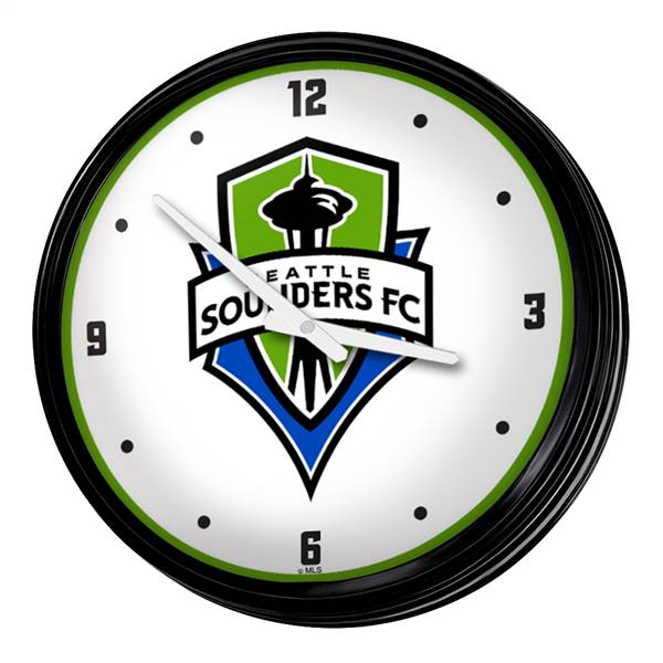 Seattle Sounders: Retro Lighted Wall Clock